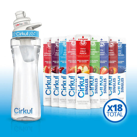 22oz. Plastic Bottle & GoSip® Black Cherry H0
